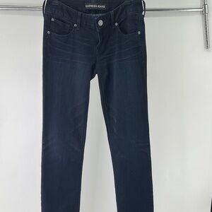 Express Women's Midnight Blue Skinny Jeans